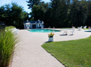 View of pool from walkway